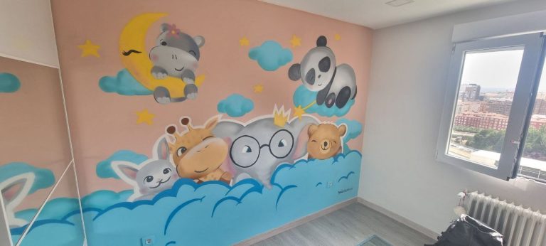 mural habitacion infantil